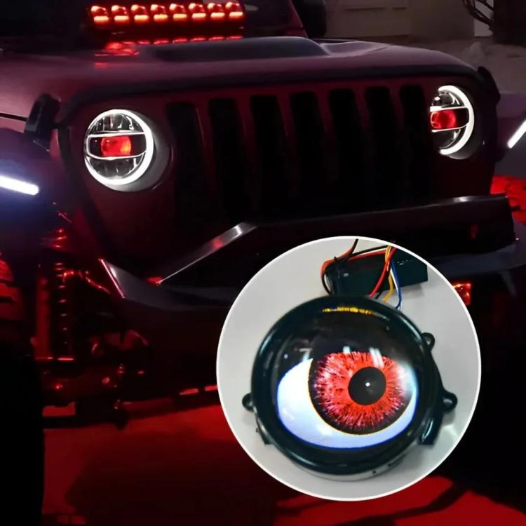 3-Inch Car Motorcycle LED Demon Eye Light Modification, For Two 3-Inch Car Motorcycle LED Demon Eye Light Modification, For Two